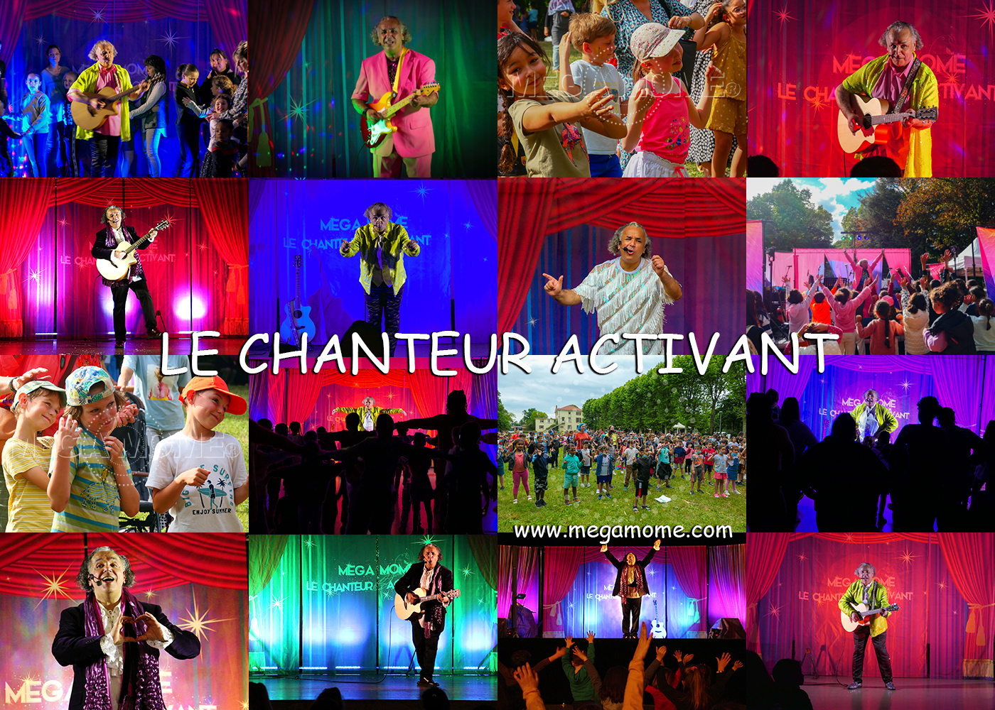 MEGA MOME_Le Chanteur Activant-Mosaïque_2024 - Spectacle Musical Interactif